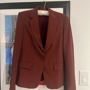 Burgundy Theory Blazer